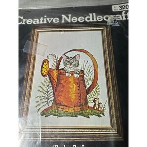 Needle craft SULTANA Embroidery 32035 PEEK A BOO Kitty SewingCraft